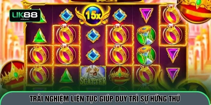 Trải nghiệm liên tục giúp duy trì sự hứng thú