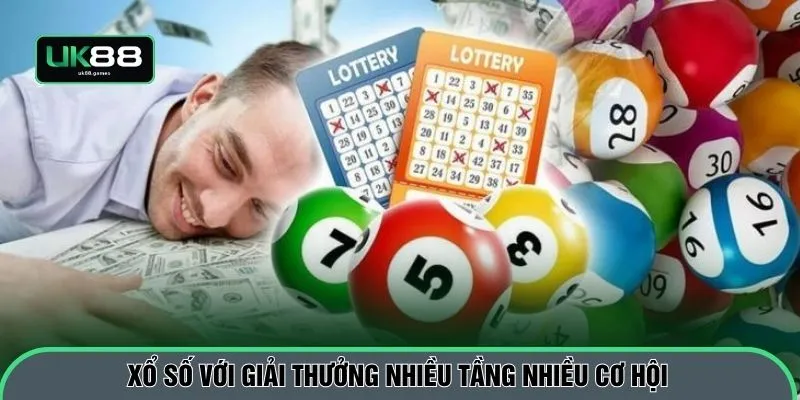Xổ số với giải thưởng nhiều tầng nhiều cơ hội